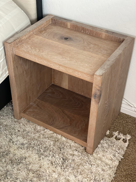 White oak night stand